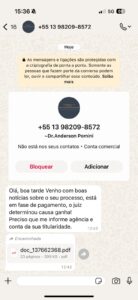 esse número de telefone NÃO pertende ao Dr. Pomini, tampouco ao escritório Pomini Advogados.